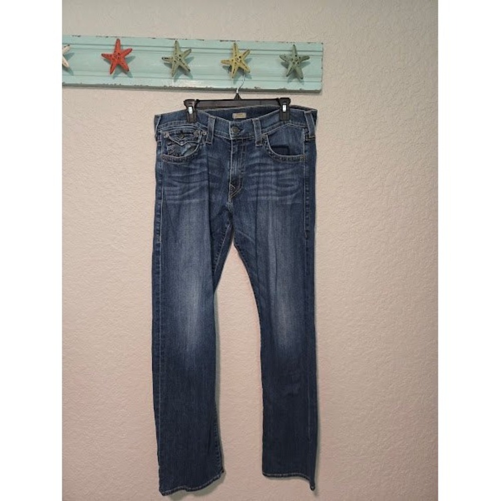 True Religion Ricky Relxaed Straight Leg Jeans